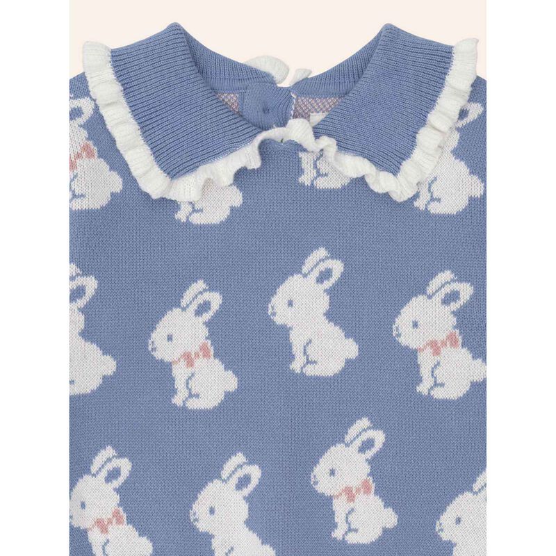 Huxbaby Bunny Field Frill Collar Pullover 6M-2Y image number 2